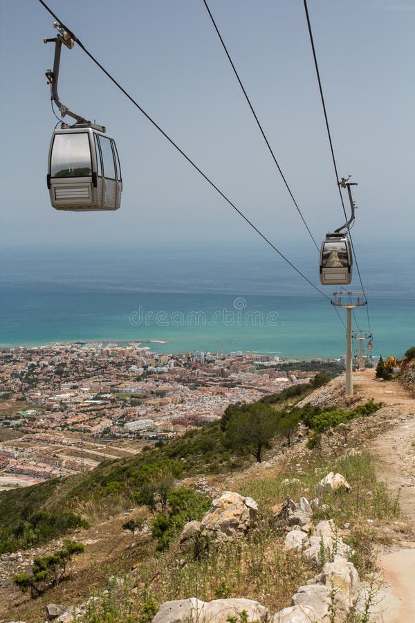 Фуникулер Benalmadena стоковое фото rf Фуникулер Benalmadena стоковое фото rf