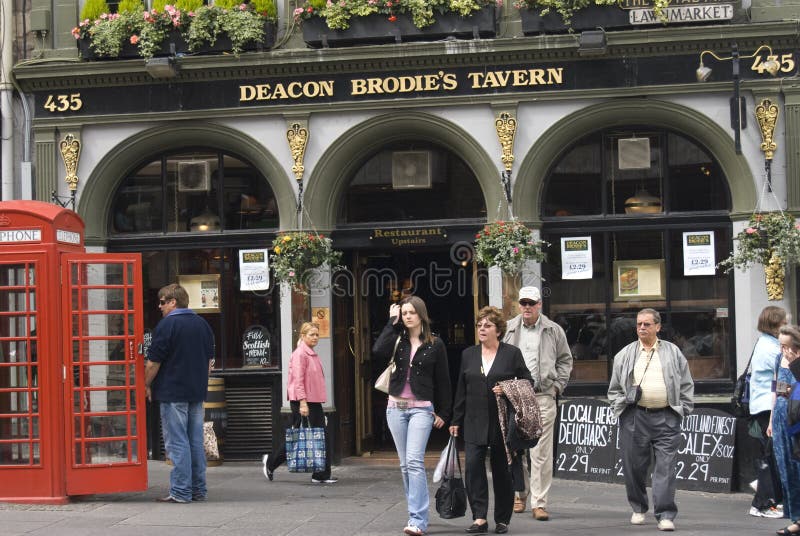 харчевня edinburgh s склизки brodie стоковая фотография харчевня edinburgh s склизки brodie стоковая фотография