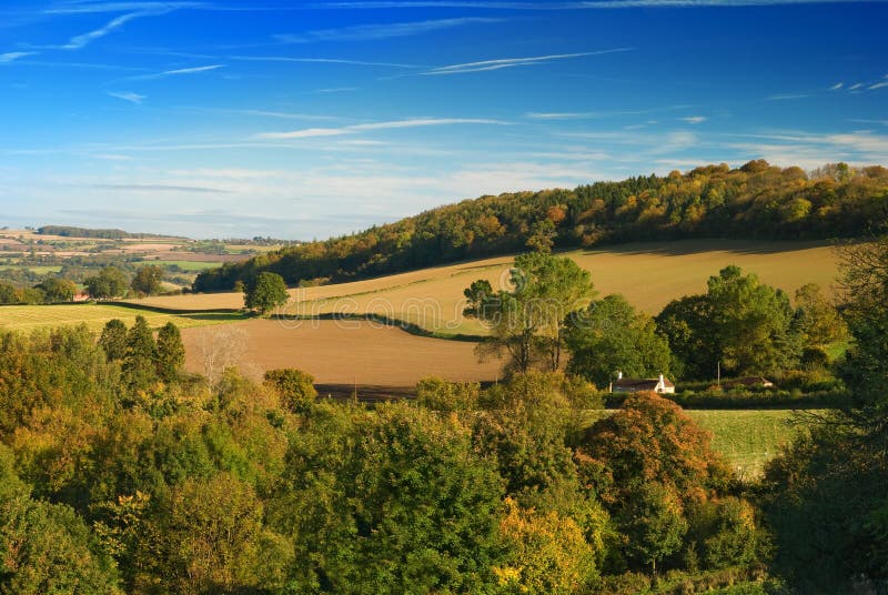 холмы shropshire стоковая фотография холмы shropshire стоковая фотография
