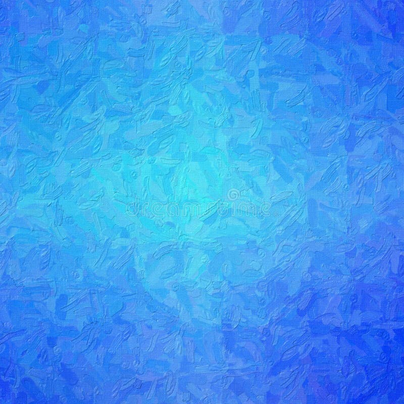 Хорошая абстрактная иллюстрация голубого Impasto с большой болью щетки иллюстрация штока