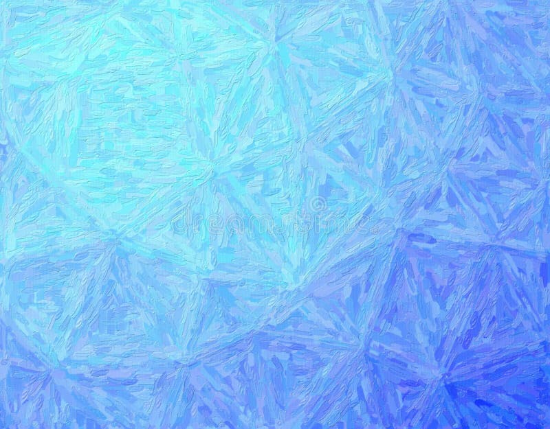 Хорошая абстрактная иллюстрация голубой краски импрессиониста Impasto Красивая предпосылка для вашего дизайна бесплатная иллюстрация