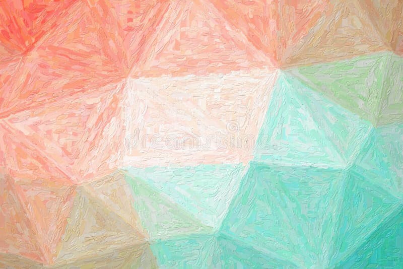 Хорошая абстрактная иллюстрация зеленой, голубой и красной краски Impasto импрессиониста Хорошая предпосылка для ваших потребност иллюстрация штока