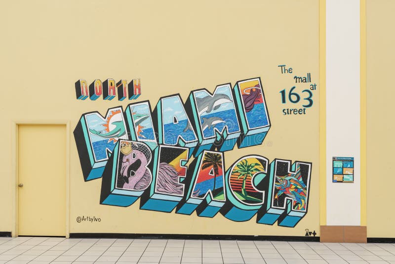 Miami, FL, USA - December 29, 2022: Interior photo of the outdated style 163rd Street Mall in NMB North Miami with most tenant shops out of business. Miami, FL, USA - December 29, 2022: Interior photo of the outdated style 163rd Street Mall in NMB North Miami with most tenant shops out of business