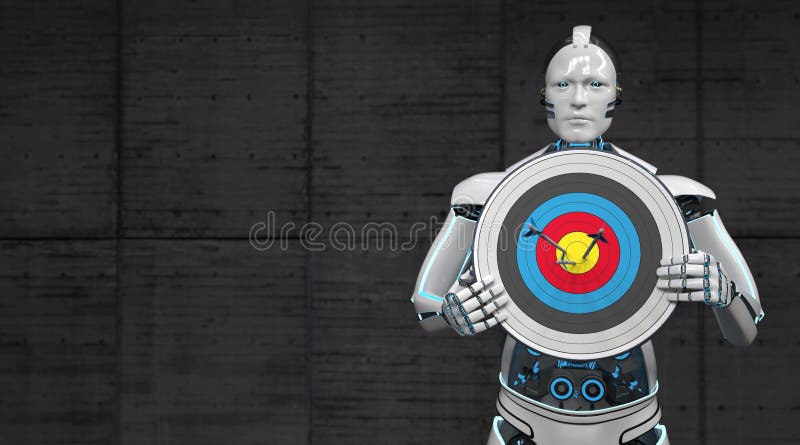 Цель робота бесплатная иллюстрация Цель робота бесплатная иллюстрация