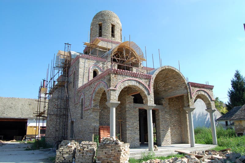 It is an unfinished Orthodox church in Serbia. It is an unfinished Orthodox church in Serbia.