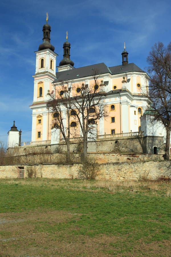 Церковь паломничества в Luze стоковая фотография rf