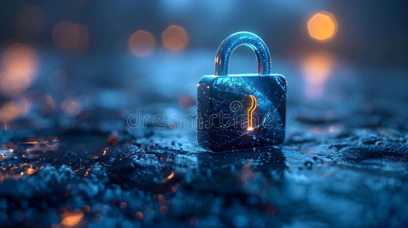 цифровая крепость : суть киберзащиты. концепция защиты данных кибербезопасности бесплатная иллюстрация