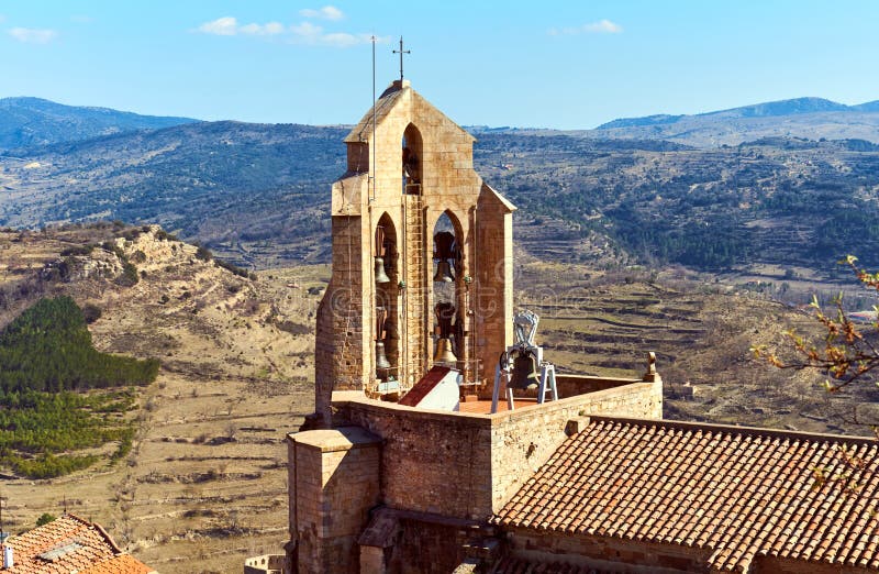 Часовня Morella Испания стоковые изображения rf Часовня Morella Испания стоковые изображения rf