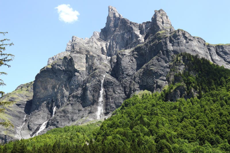 The Fer a Cheval is the largest mountain cirque in the Alps. Lying at the eastern end of the Giffre Valley, the cirque forms an immense amphitheatre almost 5 km across and bounded by 500- to 700-m high limestone cliffs. The Fer a Cheval attracts large numbers of visitors and is twinned with the Gavarnie Cirque in the Pyrenees. The Fer a Cheval is the largest mountain cirque in the Alps. Lying at the eastern end of the Giffre Valley, the cirque forms an immense amphitheatre almost 5 km across and bounded by 500- to 700-m high limestone cliffs. The Fer a Cheval attracts large numbers of visitors and is twinned with the Gavarnie Cirque in the Pyrenees.