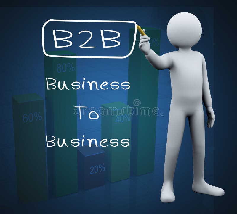 человек 3d писать b2b бесплатная иллюстрация человек 3d писать b2b бесплатная иллюстрация