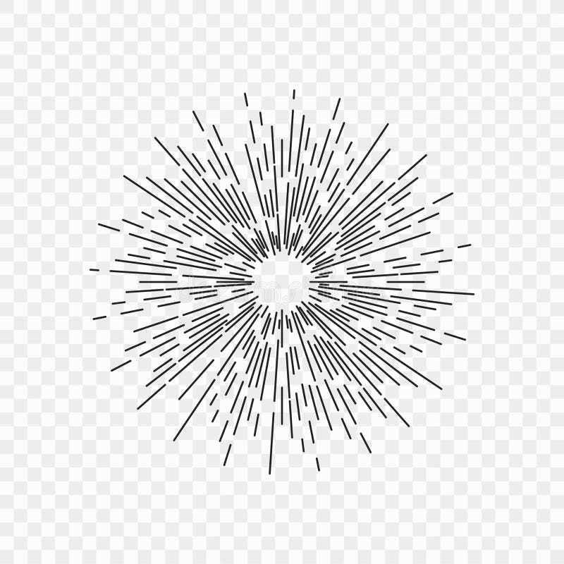 Черные лучи, sunburst и лучи солнца Конструируйте элементы, линейный чертеж, винтажный стиль битника также вектор иллюстрации при иллюстрация штока Черные лучи, sunburst и лучи солнца Конструируйте элементы, линейный чертеж, винтажный стиль битника также вектор иллюстрации при иллюстрация штока