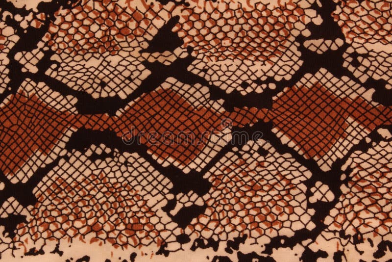 Background fabric drawing of a snakeskin of a python. Background fabric drawing of a snakeskin of a python