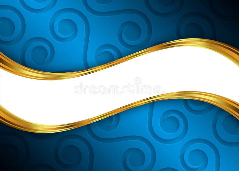 Шаблон предпосылки сини и золота абстрактный для вебсайта, знамени, визитной карточки, приглашения иллюстрация вектора Шаблон предпосылки сини и золота абстрактный для вебсайта, знамени, визитной карточки, приглашения иллюстрация вектора