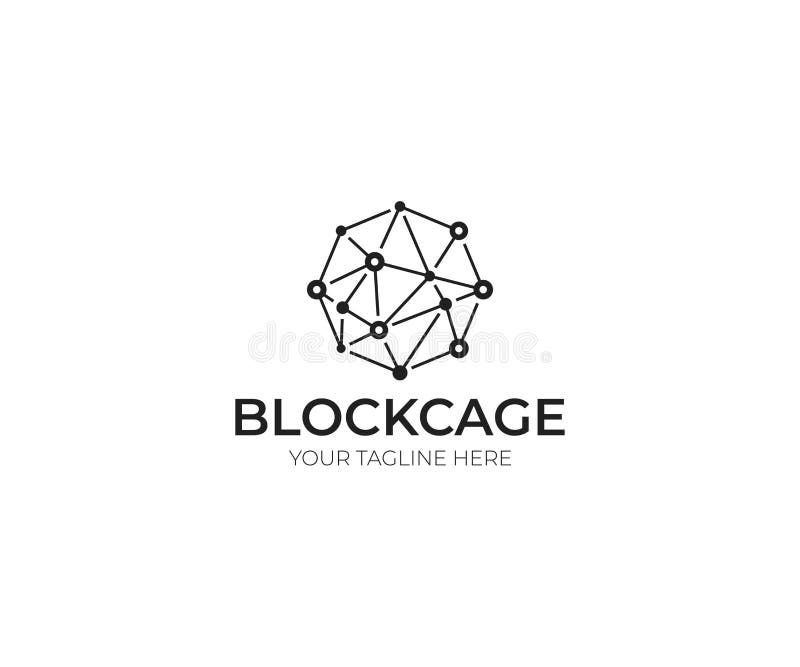 Шаблон логотипа Blockchain Дизайн вектора технологии бесплатная иллюстрация Шаблон логотипа Blockchain Дизайн вектора технологии бесплатная иллюстрация