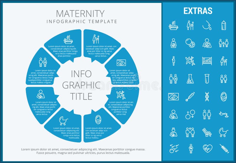 Maternity infographic template, elements and icons. Infograph includes customizable circular diagram, line icon set with pregnant woman, breast feeding, child care, reproductive technologies etc. Maternity infographic template, elements and icons. Infograph includes customizable circular diagram, line icon set with pregnant woman, breast feeding, child care, reproductive technologies etc.