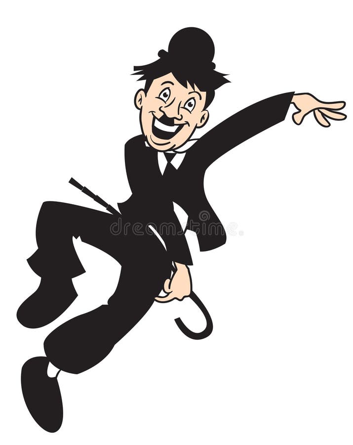 шарж chaplin Чарли иллюстрация вектора шарж chaplin Чарли иллюстрация вектора