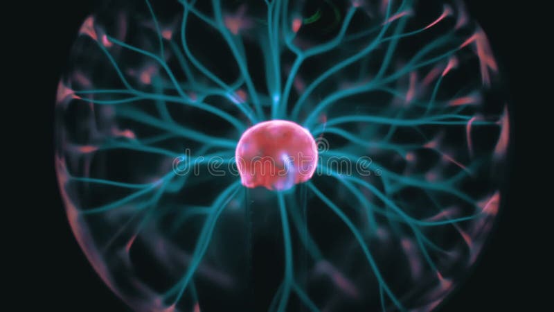 Шарик и молния плазмы в замедленном движении иллюстрация вектора Шарик и молния плазмы в замедленном движении иллюстрация вектора