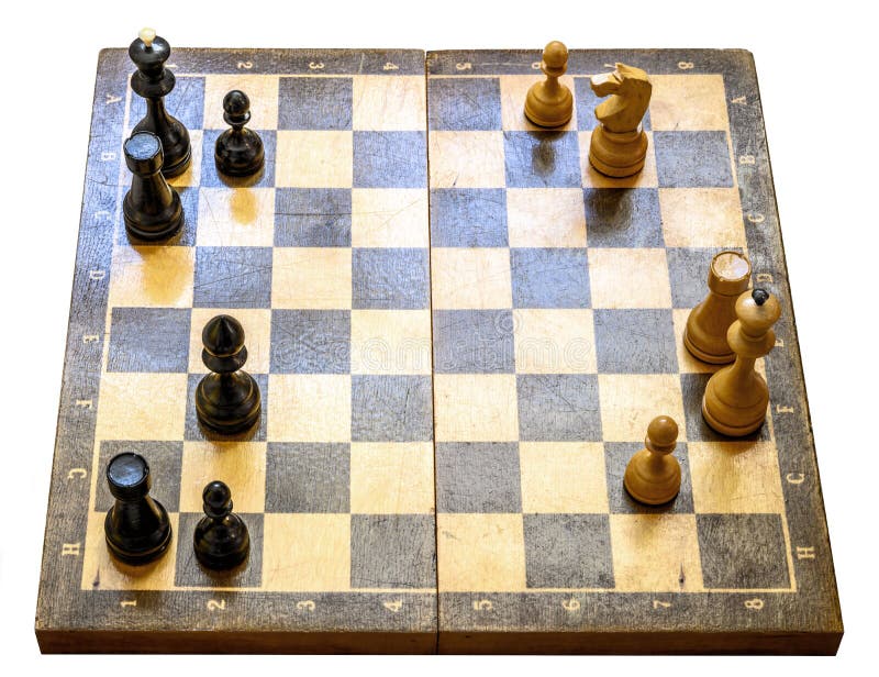 Tablero de ajedrez y piezas