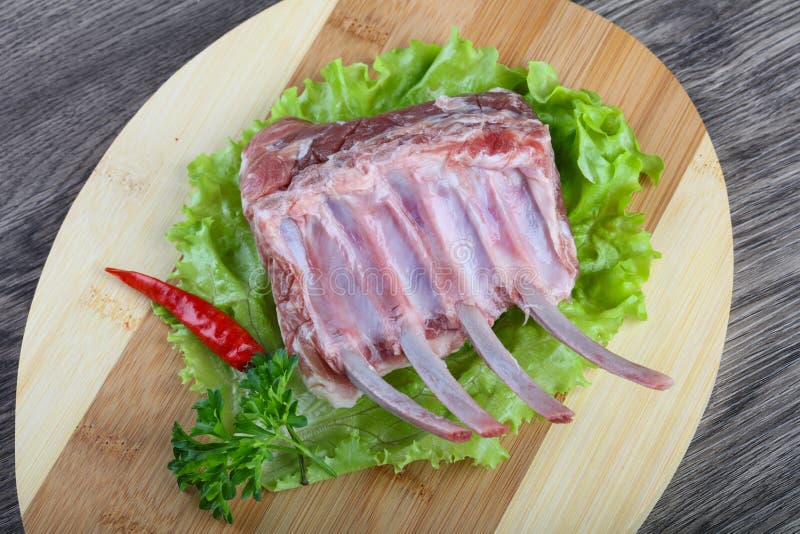 Французская баранья корейка стоковое фото rf