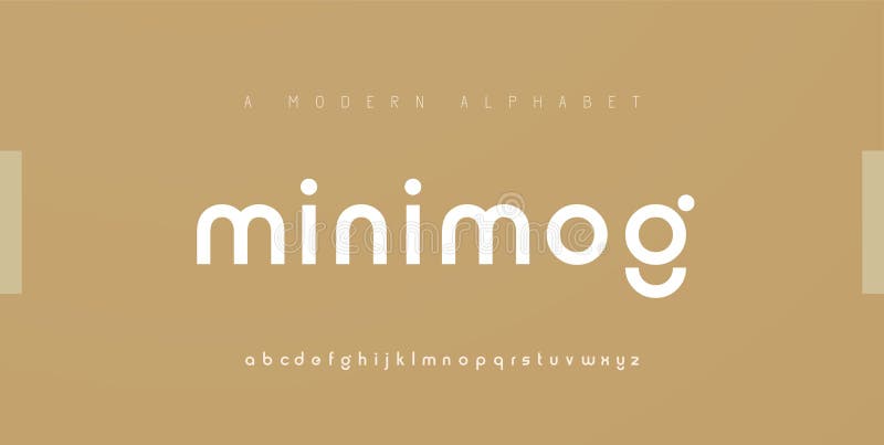 Шрифты алфавита абстрактных минимальные современные. Шрифт логотипа минималистской городской цифровой моды typography потенциально бесплатная иллюстрация