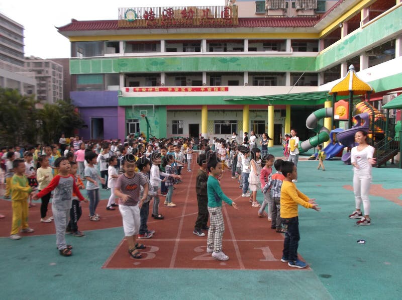 Шэньчжэнь, Китай: Детский сад