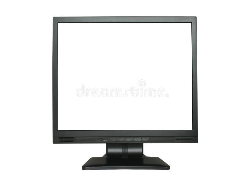 экран 4 пустой изолированный lcd иллюстрация штока
