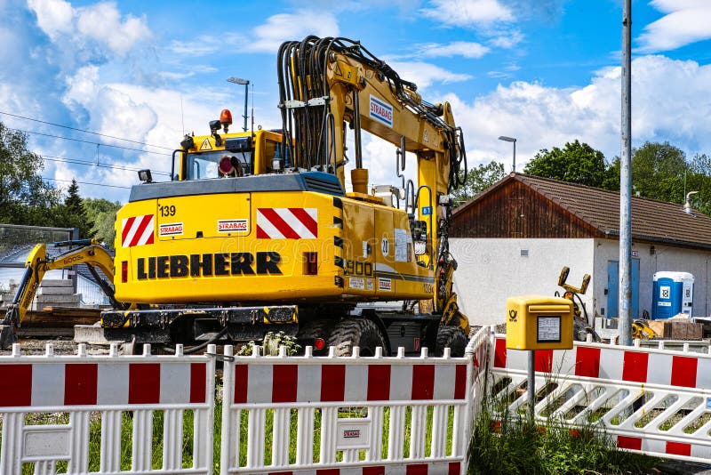 Экскаватор Liebherr стоковое фото Экскаватор Liebherr стоковое фото