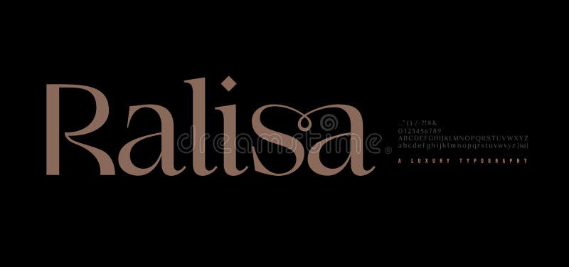 элегантные буквы алфавита шрифт логотип. typography люкс классические шрифты serif декоративные свадебные винтаж ретро логотипы. в иллюстрация штока