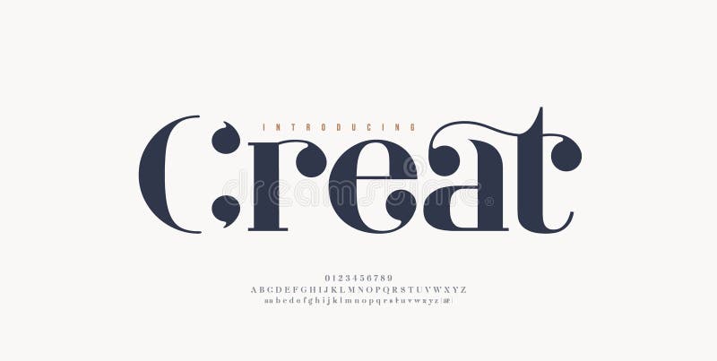 эмблема шрифта. typography красота роскошь классические serif italic шрифты декоративные свадебные винтаж ретро логотипы. бесплатная иллюстрация