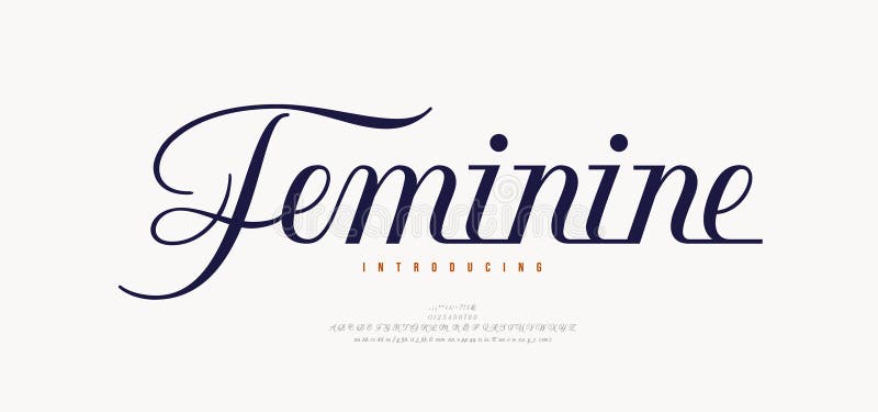 эмблема шрифта красоты. typography люкс классические шрифты serif italic декоративные свадебные моды винтаж ретро логотипы. иллюстрация штока