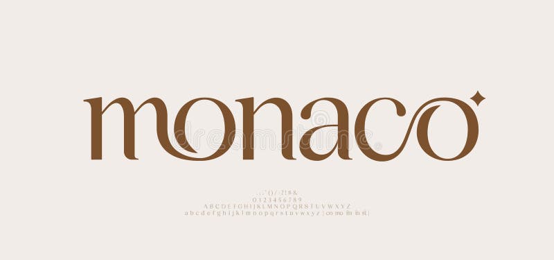эмблема шрифта роскоши. типография современная классическая надпись serif italic fonts декоративная свадебная винтаж ретро логотип иллюстрация вектора
