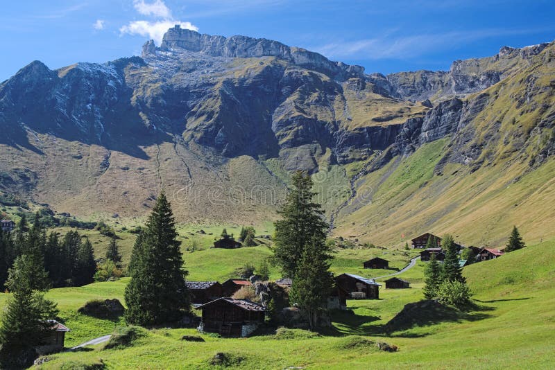 Murren is a traditional mountain village in Bernese Oberland (Switzerland). It lies on 1,650 m and is unreachable by public road. Tourism is popular. It has a population of 450 but 2,000 hotel beds. Allmendhubel is a hill and restaurant above Murren (1,907 m), also reachable by funicular (Allmendhubelbahn). Murren is the end of the Bergbahn Lauterbunnen-Murren, which consists of a cable car and railway. Murren is also a stop of the Luftseilbahn Stechelberg-Murren-Schilthorn. It provides transportation from Stechelberg down in the valley, all the way up to the summit of the Schilthorn and the famous rotating restaurant Piz Gloria, well-known for its inclusion in the James Bond movie 'On Her Majesty's Secret Service'. Murren is a traditional mountain village in Bernese Oberland (Switzerland). It lies on 1,650 m and is unreachable by public road. Tourism is popular. It has a population of 450 but 2,000 hotel beds. Allmendhubel is a hill and restaurant above Murren (1,907 m), also reachable by funicular (Allmendhubelbahn). Murren is the end of the Bergbahn Lauterbunnen-Murren, which consists of a cable car and railway. Murren is also a stop of the Luftseilbahn Stechelberg-Murren-Schilthorn. It provides transportation from Stechelberg down in the valley, all the way up to the summit of the Schilthorn and the famous rotating restaurant Piz Gloria, well-known for its inclusion in the James Bond movie 'On Her Majesty's Secret Service'.