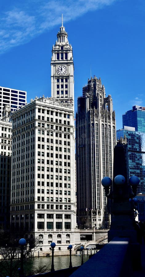 Южная башня здания Wrigley стоковые фото Южная башня здания Wrigley стоковые фото