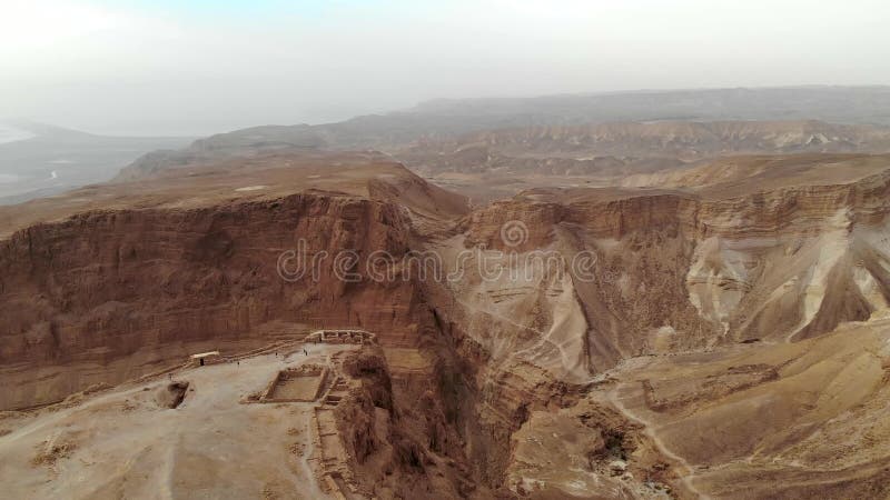 Южный район района крепости Masada южного района морского района Израиля мертвого Израиля Старая еврейская крепость