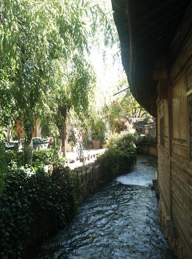 Юньнань, Китай, древний город Lijiang стоковое фото Юньнань, Китай, древний город Lijiang стоковое фото
