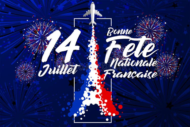 „14 Juillet - Bonne Fête Nationale Français слова для празднует французский день Бастилии в 14-ое июля бесплатная иллюстрация „14 Juillet - Bonne Fête Nationale Français слова для празднует французский день Бастилии в 14-ое июля бесплатная иллюстрация