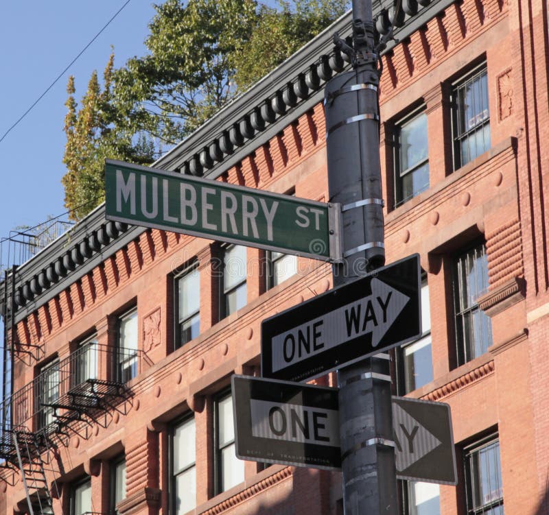 小意大利，麦尔伯里街，纽约市，纽约 库存图片
