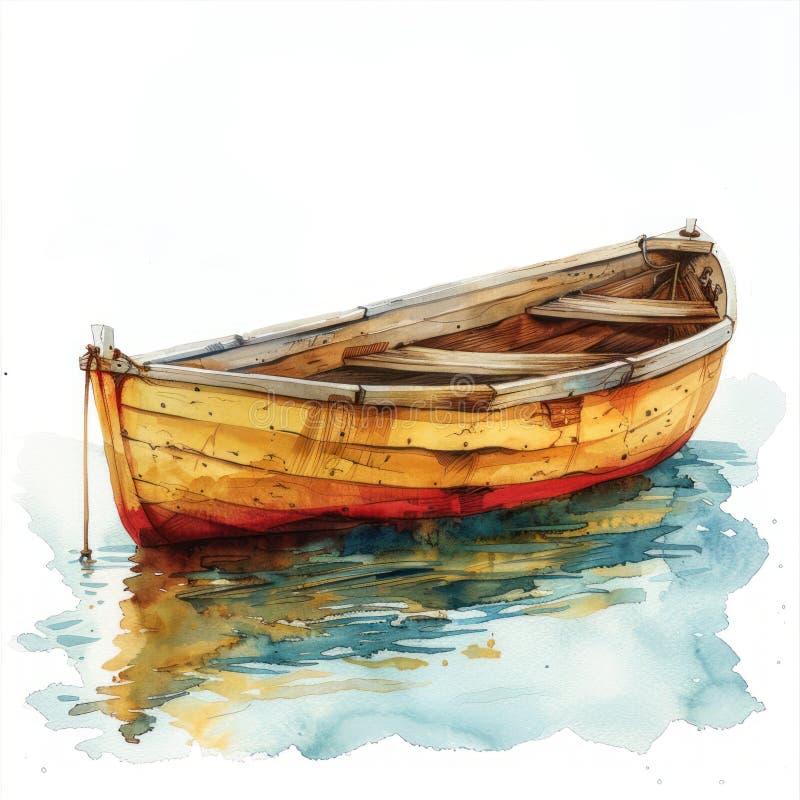 水彩画「一艘の船」 水彩画「一艘の船」 水彩画「一艘の船」