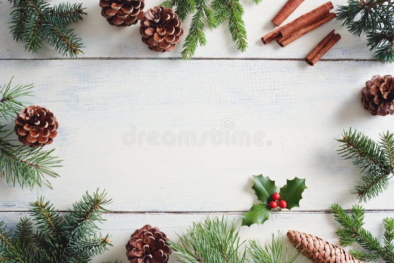 Christmas background with Christmas decorations on wooden white table. Christmas background with Christmas decorations on wooden white table.