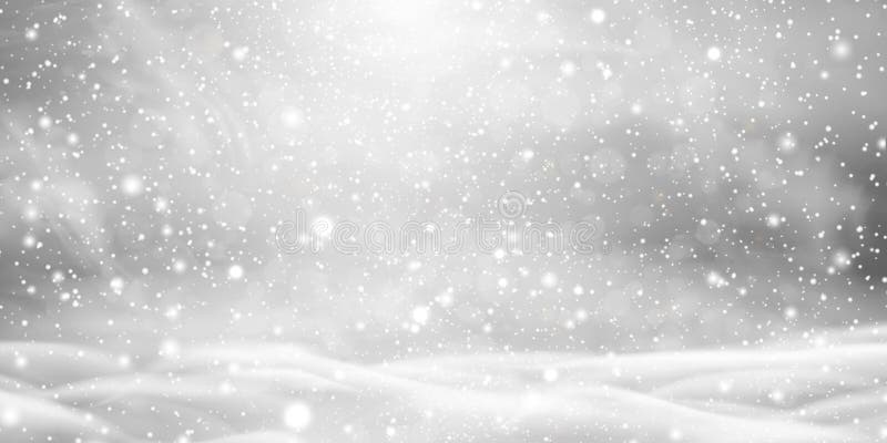 与在透明背景隔绝的随风飘飞的雪的落的圣诞节美丽的雪 灰色发光的海报与冬天 皇族释放例证 与在透明背景隔绝的随风飘飞的雪的落的圣诞节美丽的雪 灰色发光的海报与冬天 皇族释放例证