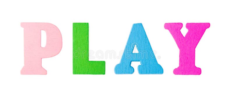 与木信件的戏剧词 免版税库存图片