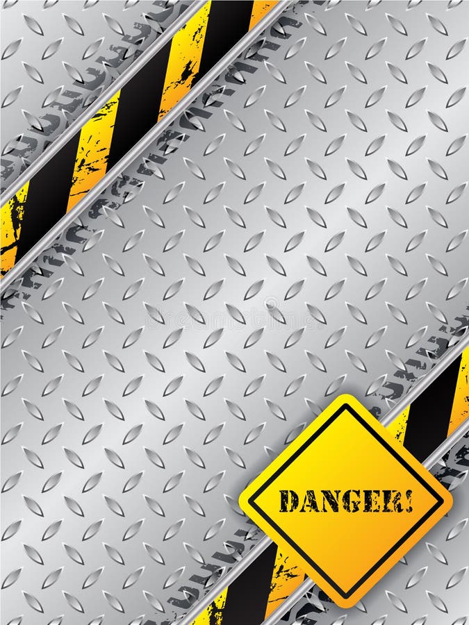 与轮胎的抽象工业小册子跟踪金属板材 向量例证