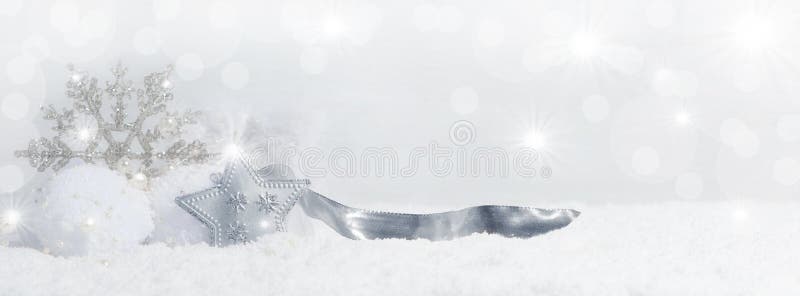 Christmas background with snow crystals, snow and Copy Space. Christmas background with snow crystals, snow and Copy Space