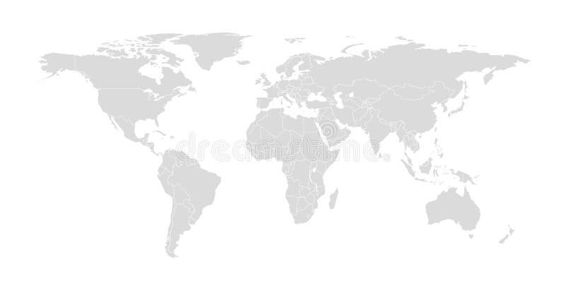 世界的概述例证 皇族释放例证