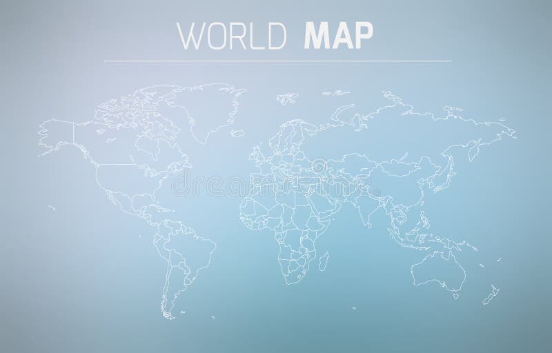 世界的概述例证 皇族释放例证