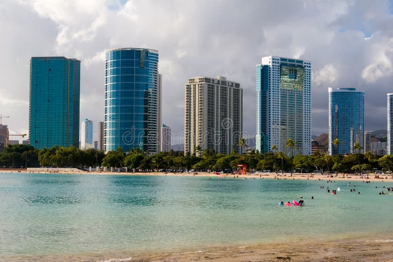 丙氨酸海滩moana公园 图库摄影