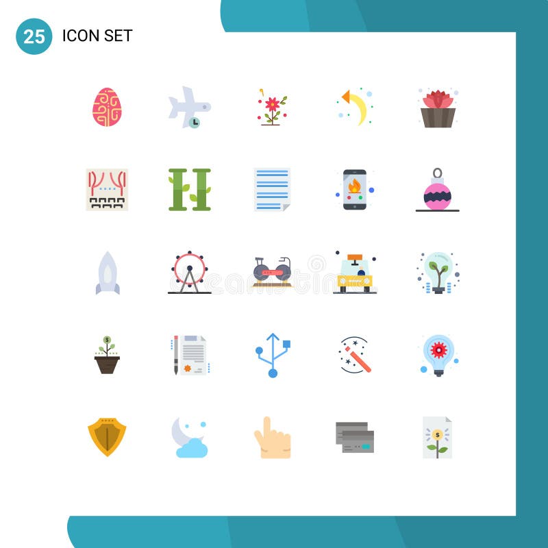 25个行符号和符号的库向量图标包，用于桶、背、运输、箭头、心脏 皇族释放例证