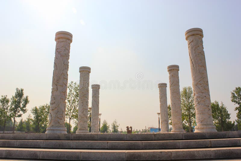 The old Summer Palace ruins. The old Summer Palace ruins