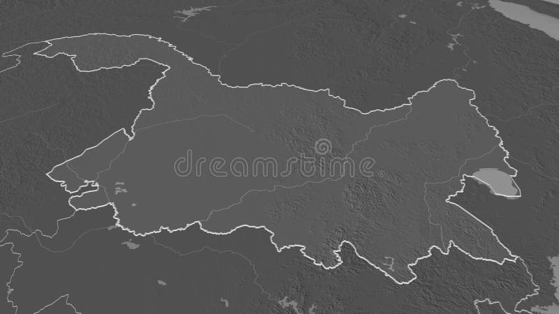 中国黑龙江概述 双层 向量例证