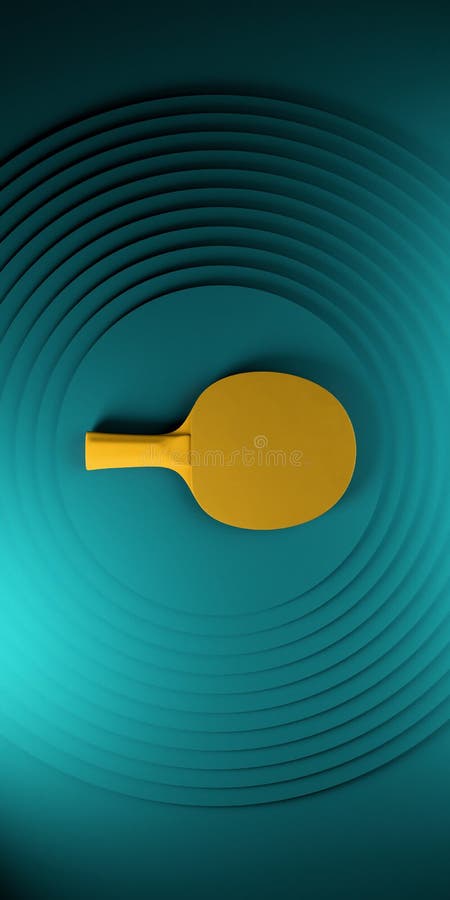 乒乓球或乒乓球球拍 比赛在抽象色环backgroung 3d例证的海报设计 向量例证 乒乓球或乒乓球球拍 比赛在抽象色环backgroung 3d例证的海报设计 向量例证